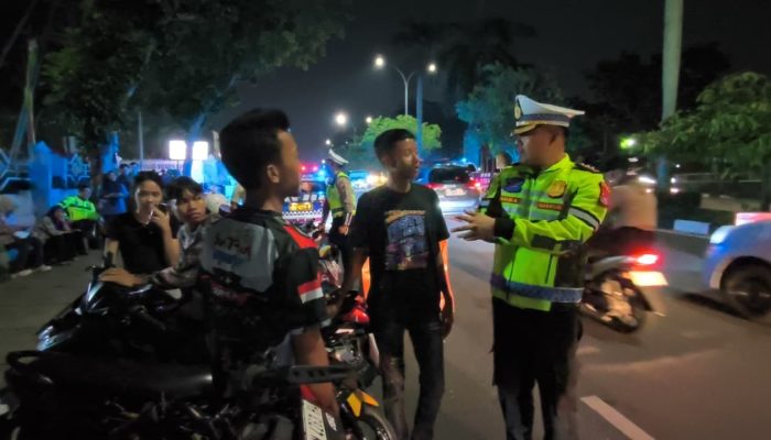 Dipimpin AKBP Galih, Blue Light Patrol Polda Riau Sikat Pelanggaran di Pekanbaru