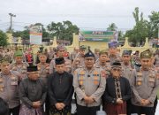 Polres Kampar Launching Penggunaan Tanjak dan Selempang, Lestarikan Budaya Melayu Riau
