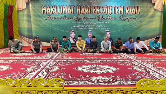 Lembaga Adat Melayu Riau Tetapkan 23 Februari sebagai Hari Ekosistem Riau