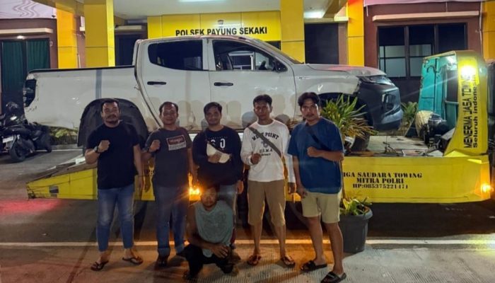 Curi Mitsubishi Triton di Bengkel Pekanbaru, Pelaku Ditangkap Polisi