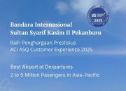 Bandara Sultan Syarif Kasim II Pekanbaru Raih Penghargaan ASQ ACI 2025