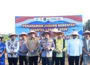 Kapolda Riau Tanam Jagung di Pelalawan, Dukung Ketahanan Pangan