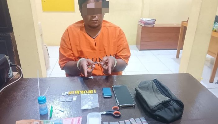 Pria di Kampar Ditangkap, Simpan 11,06 Gram Sabu