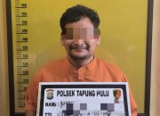 Polsek Tapung Hulu Ringkus Pemuda Bawa Sabu di Desa Talang Danto