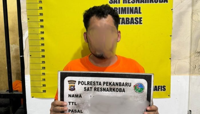 Polisi Gerebek Lapak Sabu di Rumbai, Satu Pelaku Ditangkap