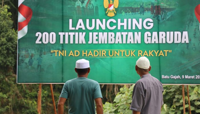 Infrastruktur Desa Digenjot, Jembatan Garuda di Kampar Diresmikan Presiden Prabowo