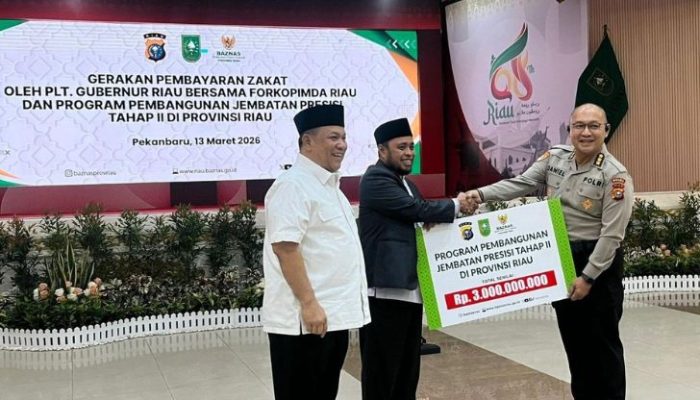 Dana Infak Rp3 Miliar Disalurkan ke Proyek Polda, Baznas Riau Disorot