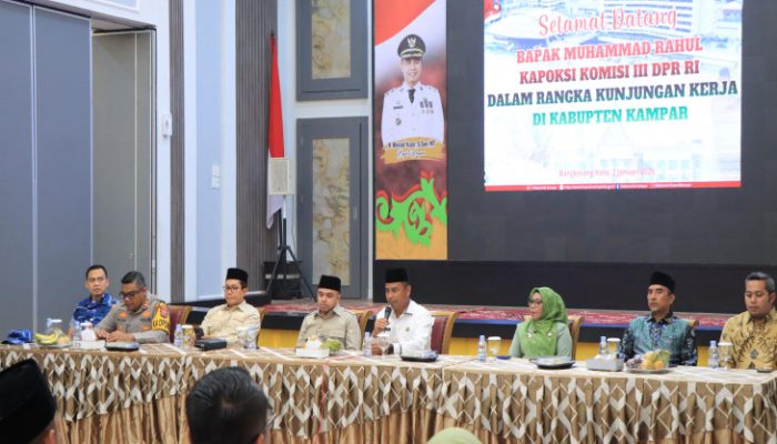 Bupati Kampar Sambut Kunjungan Ketua Poksi Komisi III DPR RI