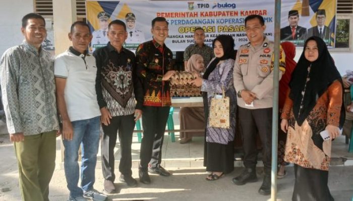 Operasi Pasar Murah di Kampar Diserbu Warga Jelang Idul Fitri