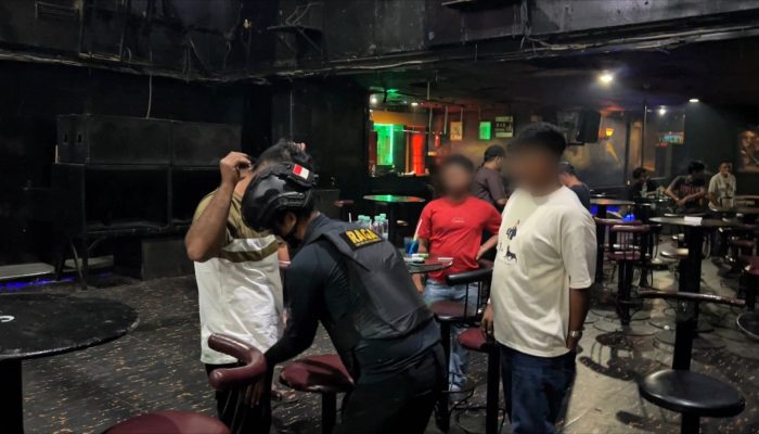 Polisi Razia THM Pekanbaru, Ekstasi Tanpa Pemilik Ditemukan