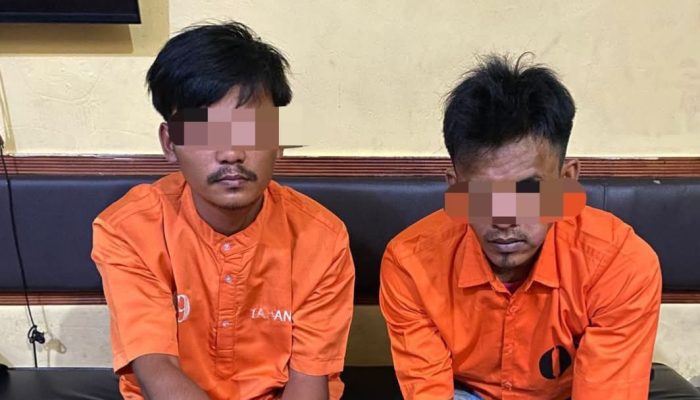 Polisi Ringkus Dua Pelaku Narkoba di Tapung Hulu, Digerebek Saat Nyabu