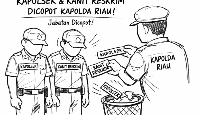 Kapolda Riau Copot Kapolsek dan Kanit Reskrim Panipahan