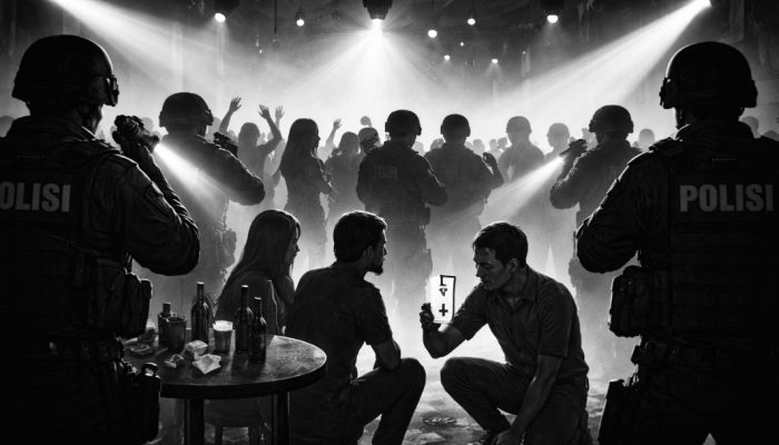 Empat Pengunjung Positif Narkoba Saat Razia THM di Pekanbaru