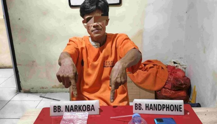 Satresnarkoba Kampar Ringkus Pria 44 Tahun, Simpan Sabu di Rumah