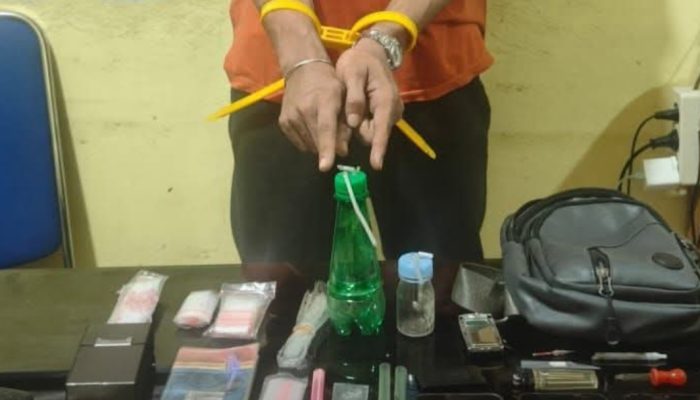 Polisi Ringkus Kurir Narkoba di Siak Hulu, Dua Pelaku Lain Kabur