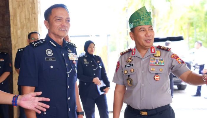 Kapolda Riau dan Polis Melaka Perkuat Kerja Sama Keamanan Selat Malaka