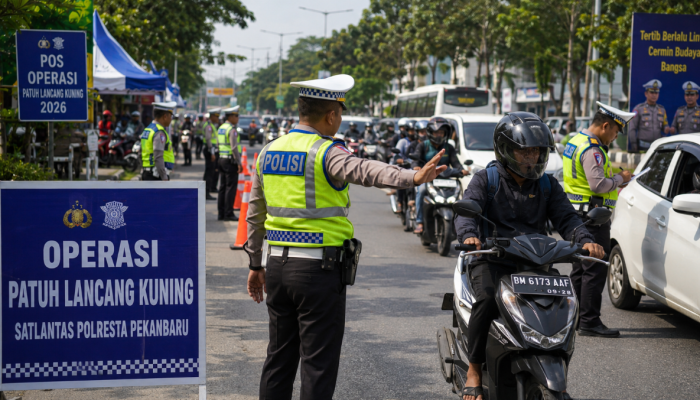 Operasi Patuh Lancang Kuning 2026 Dimulai, Polisi Bidik 10 Pelanggaran Lalu Lintas di Pekanbaru