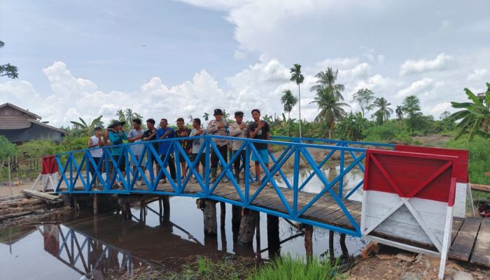 Polda Riau Rampungkan 69 Jembatan, Tingkatkan Akses Warga Pedesaan