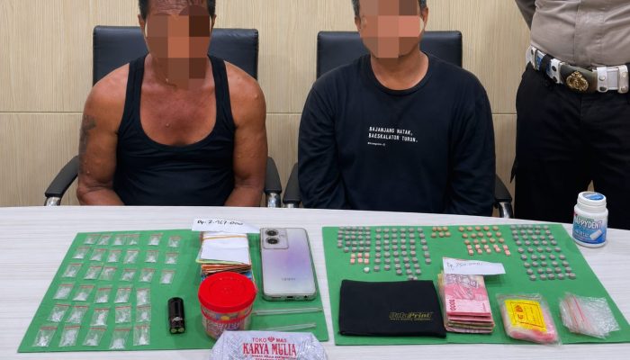 Dua Bandar Narkoba Kampung Dalam dan Jalan Kopi Dibekuk Polisi