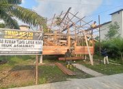 Program TMMD Ke-129 Kodim 0313/KPR Wujudkan Rumah Layak Huni untuk Warga Pelalawan
