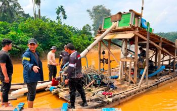 Polda Riau Tetap Tindak PETI di Kuansing Meski Sempat Diadang Warga
