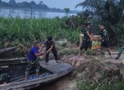 Perjuangan Satgas TMMD Ke-129 Kodim 0313/KPR Menembus Sungai 15 Kilometer untuk Bangun Desa Pangkalan Terap