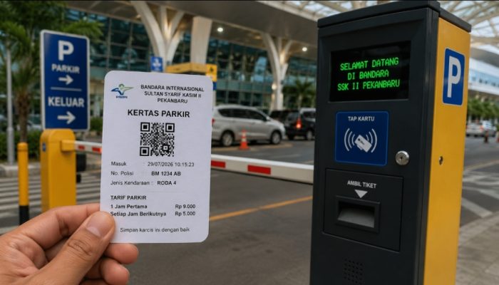 Mulai 1 Agustus, Tarif Parkir Roda Empat Bandara SSK II Pekanbaru Jadi Rp9.000