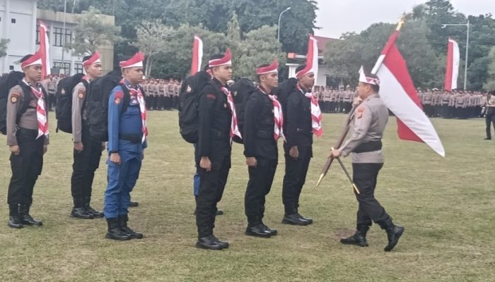 Polda Riau Gelar Apel Kesiapan Ekspedisi Merah Putih Presisi Sambut HUT ke-81 RI