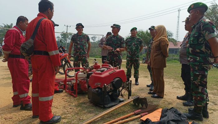 Cegah Api Meluas, Mabes TNI Cek Sarana Pemadam