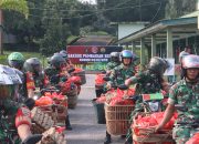 Semarak HUT TNI, Kodim 0313/KPR Sasar Tukang Becak dan Panti Asuhan