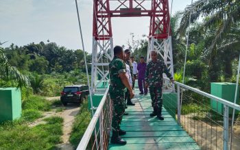Jembatan Garuda Jadi Akses Warga Tiga Desa, Kondisinya Ditinjau