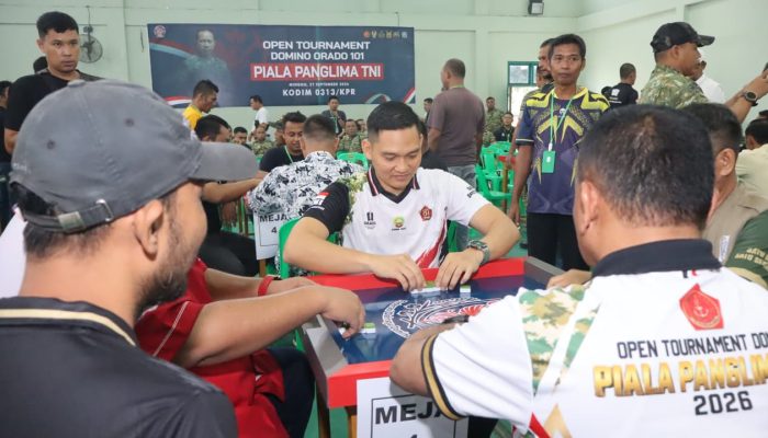 Semarak HUT ke-81 TNI, Turnamen Domino Digelar di Kampar