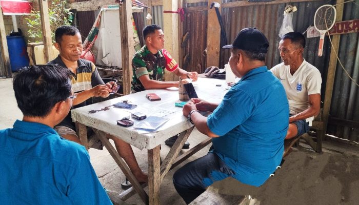 Judi Online Ancam Ekonomi Keluarga, Babinsa Ingatkan Warga