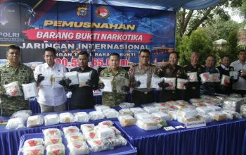 Polda Riau Musnahkan 100,5 Kg Narkoba Senilai Rp149,7 Miliar