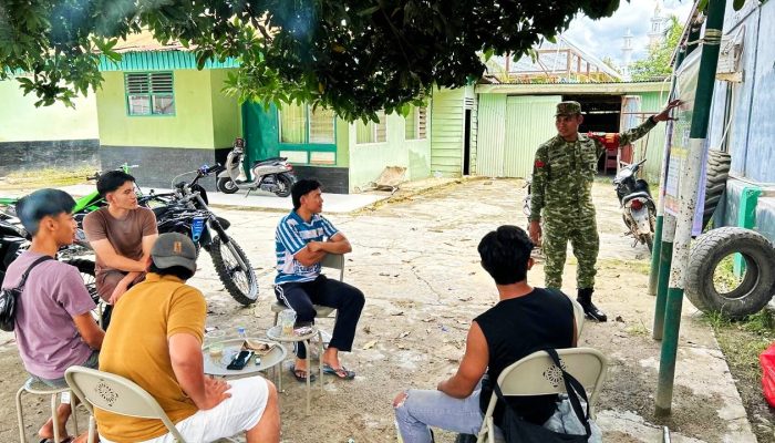 Babinsa Kunto Darussalam Ingatkan Seleksi TNI AD Tanpa Biaya